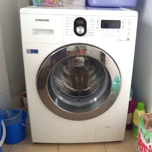 samsung washer washing machine front load wf8692nec 7kg tv home appliances washing machines and dryers on carousell