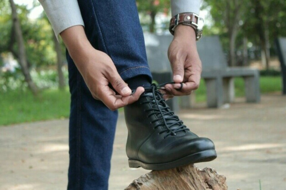Sepatu Boots Pria Kulit Asli Model York Fesyen Pria Sepatu Sepatu Boot Di Carousell