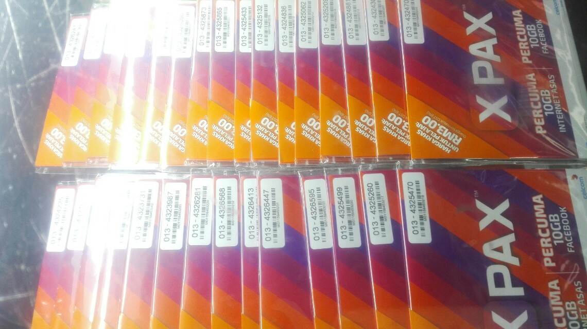 Simpack Celcom (Category: Sim Cards) located in Kuantan. Submitted by eyemobile (Listing ID 144932730, Image 2). Description: Free 20gb Setiap Bulan 10gb whatsapps 10gb facebook Setiap Kali top up RM10 free I. Unlimited gb sabtu & ahad 2. Unlimited gb internet lewat malam (1-7pgi) 3. Unlimited call 7 hari Redeem di *118# yer ! Untuk 25tahun ke bawah.