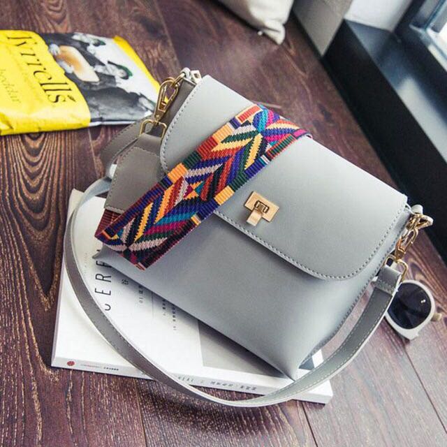 aztec strap bag