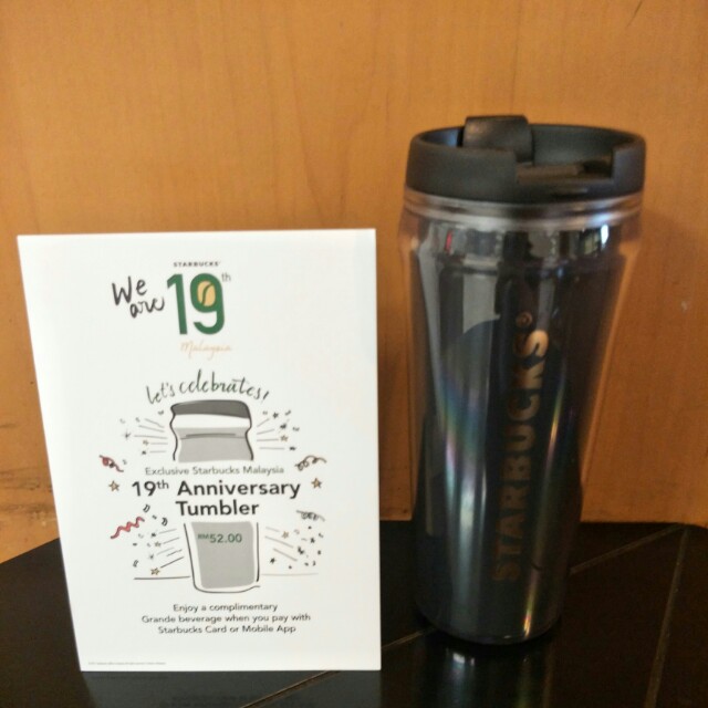 Starbucks 19th Anniversary Tumbler Kitchen Appliances On Carousell