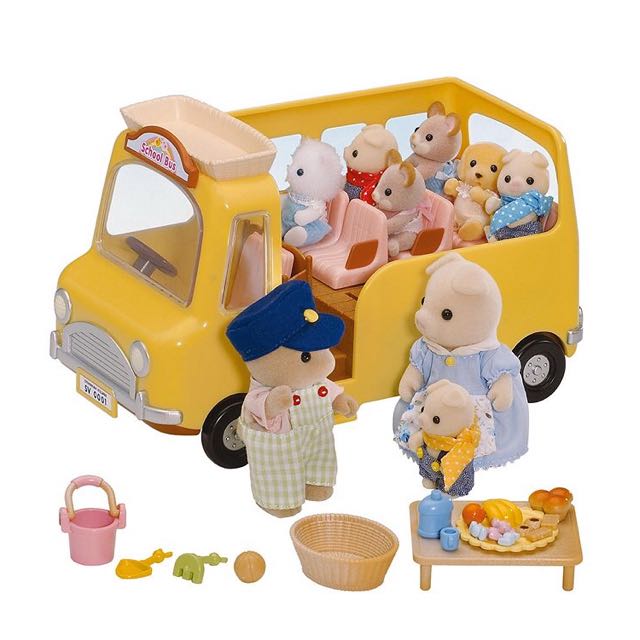 sylvanian families bus argos