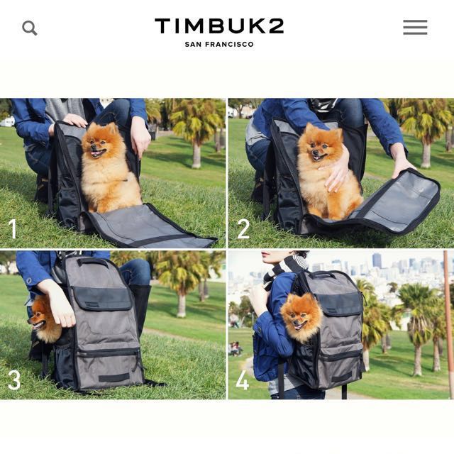 Timbuktu shop dog backpack