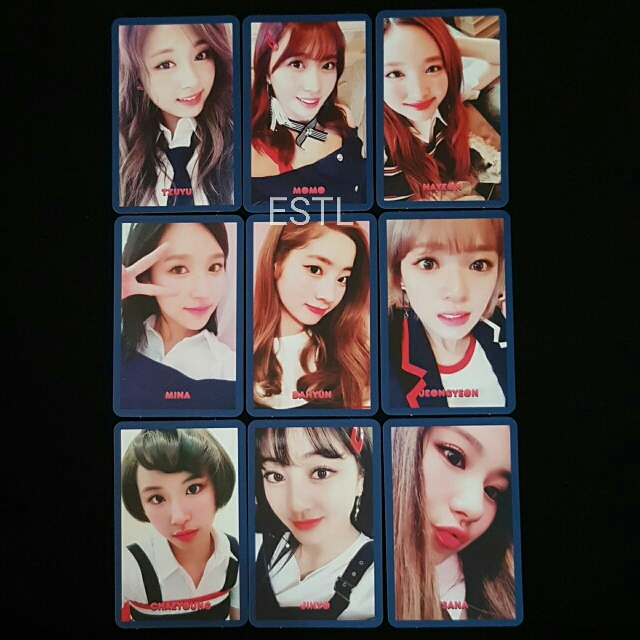Twice Signal Blue Ver Official Photocards Full Set Hobbies Toys Memorabilia Collectibles K Wave On Carousell