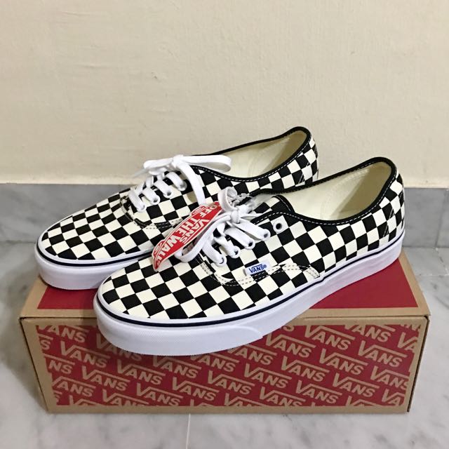 golden coast checkered vans