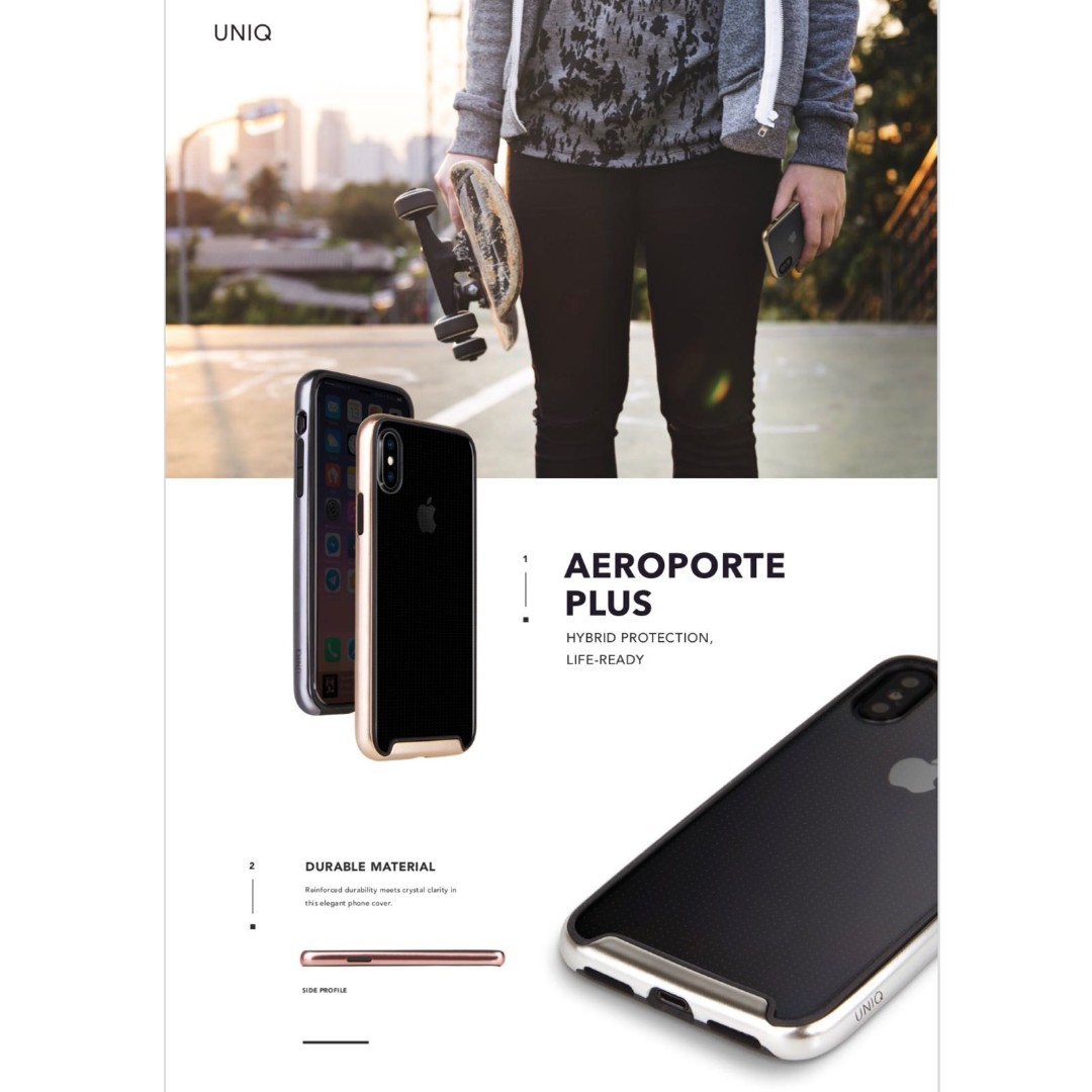 Uniq Aeroporte Plus Cover Case For Iphone X Casing Mobile Phones Tablets Mobile Tablet Accessories On Carousell