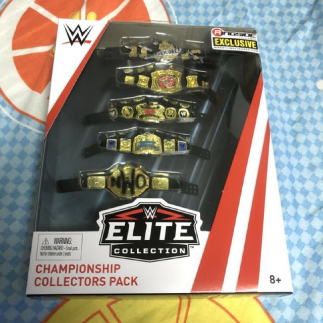 Wwe elite 5 belt championship collectors pack sale
