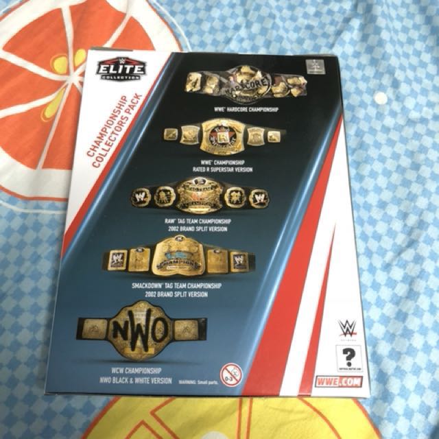 Wwe elite 5 belt championship collectors pack on sale