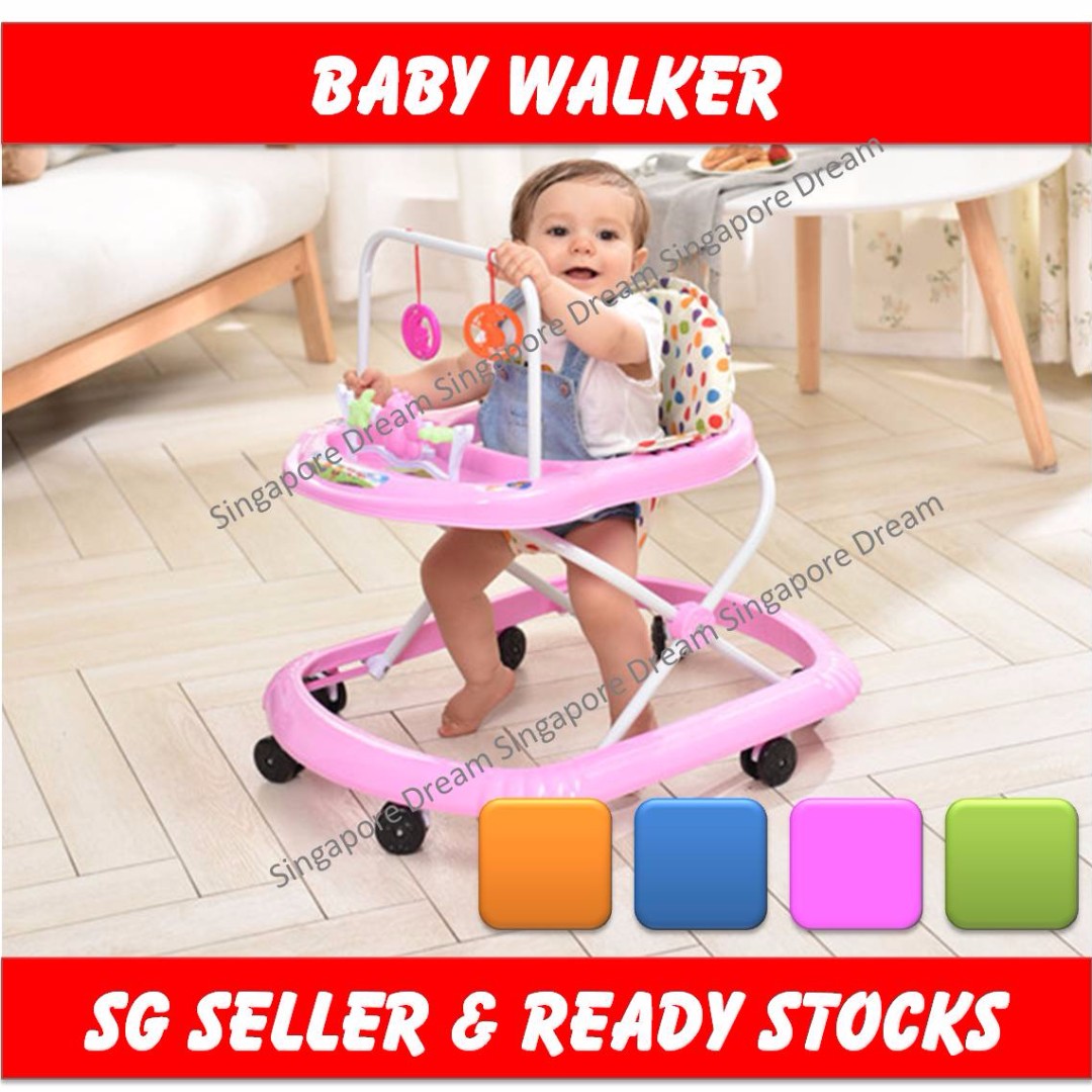 adjustable height walker baby