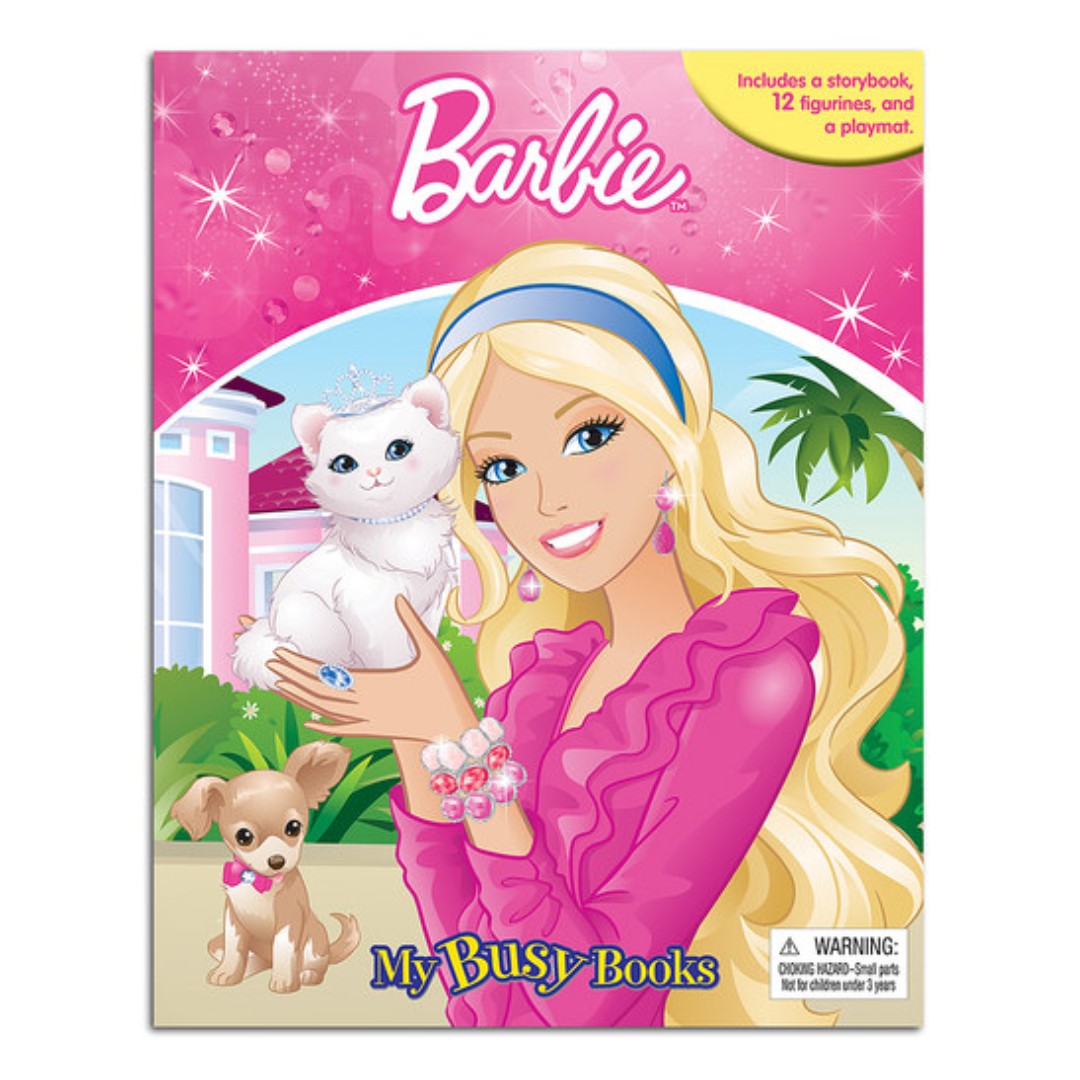 barbie busy book