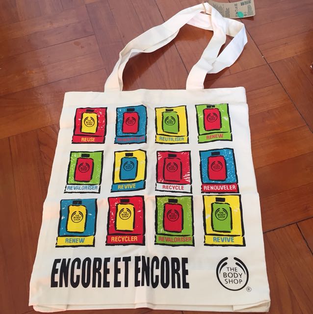 Body Shop Recycle Bag, 女裝, 手袋及銀包, 多用途袋 - Carousell