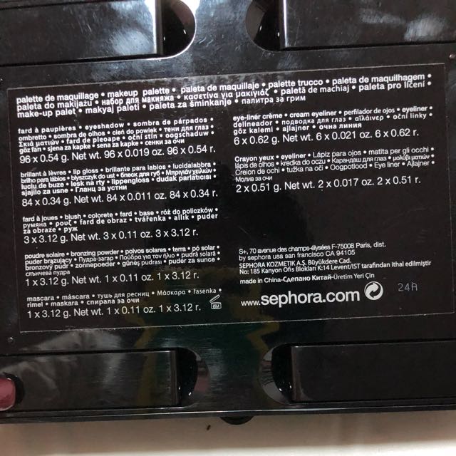 Christmas Sales Sephora Make Up Academic Kit Palette Party Box Health Beauty Makeup On Carousell