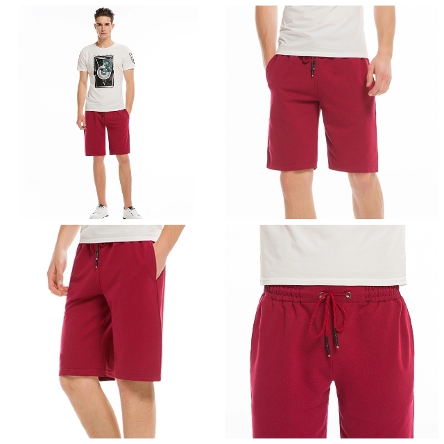 Mens cotton drawstring shorts shop