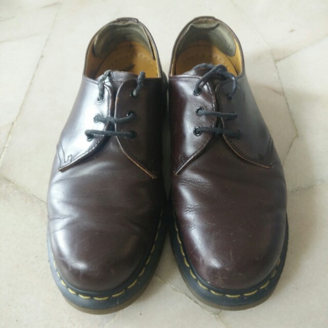 dr martens 1461 cherry red antique temperley