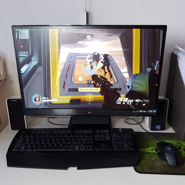 Gaming PC + Monitor + Speaker + Keyboard Mouse, Computers & Tech