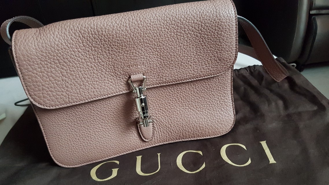 gucci jackie soft leather shoulder bag