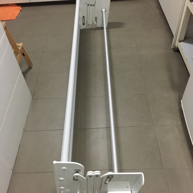 HDB Retractable Laundry rack Furniture Home Living Bathroom Kitchen Fixtures on Carousell