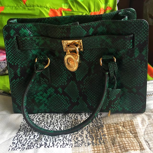 michael kors python handbag 2017