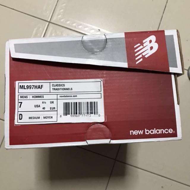New Balance ML997 brand new Men s Fashion Footwear Flipflops