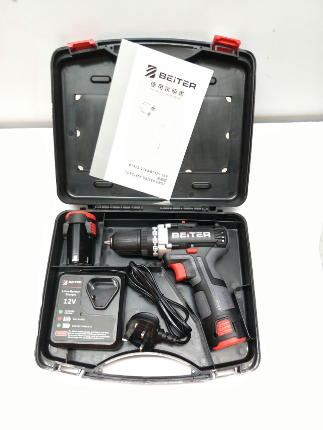 NEW BEITER BT415 12V PROFESSIONAL CORDLESS DRIVER DRILL Furniture Home Living Home Improvement Organisation Home Improvement Tools Accessories on Carousell
