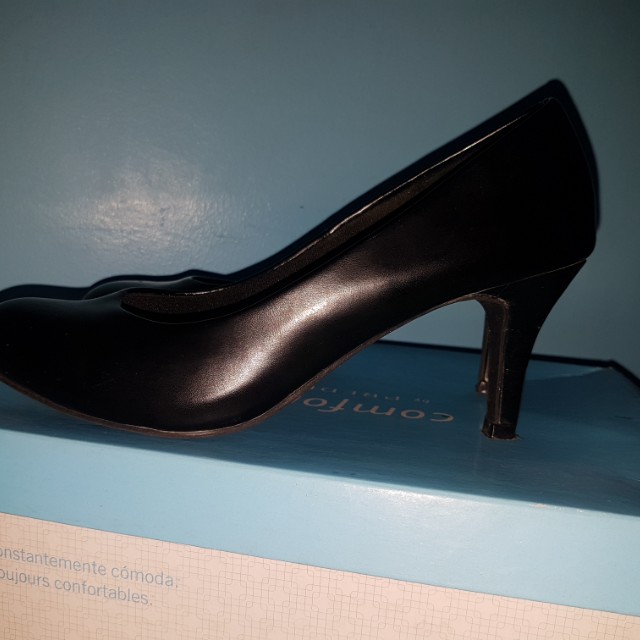Payless black work shoes sale