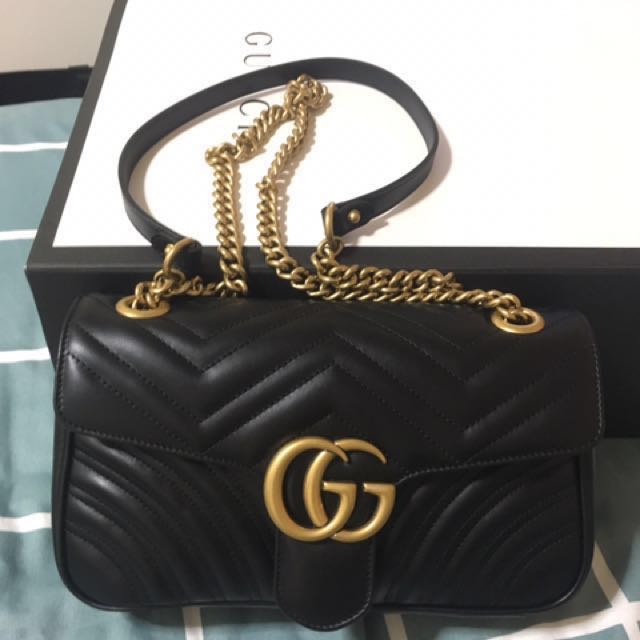 Price brand Gucci marmont medium 25 , Luxury, Bags & Wallets on Carousell