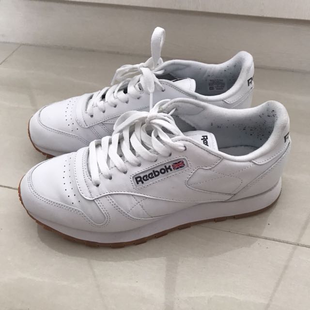 Reebok classic top white gum