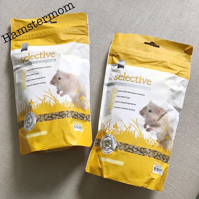 Selective hamster food top