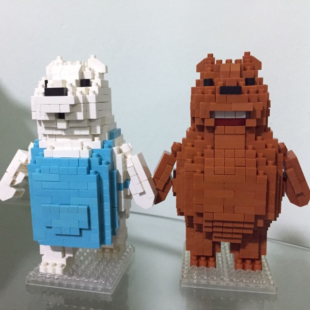 We bare bears nano block Hobbies Toys Toys Games on Carousell
