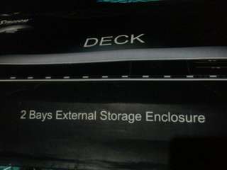 Swap po sa dslr .stardom 2bays external storage.model:DT2-WBC decktank