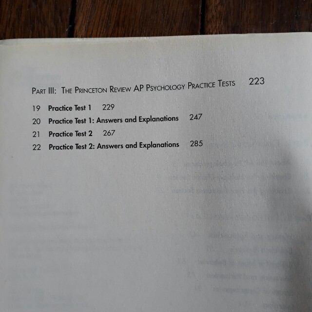 AP Psychology Exam Reviewer (Category: Textbooks) located in Manila. Submitted by iciee (Listing ID 145284615, Image 3). Description: Psychology book reviewer This served as my reviewer preparing for psychometrician licensure exam, I already passed so I need to pass this to another student in need 🙂 Very useful! this contains practice exams with explanations 👍 No highlights or folds Has soft edges #psychology #psychbooks #psychreviewer #psychom