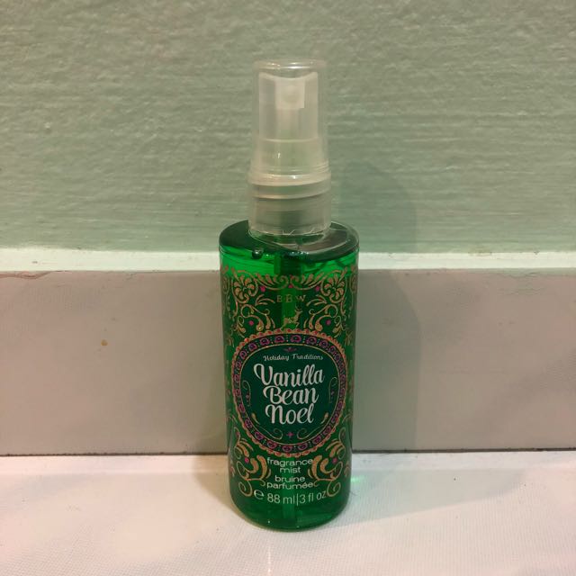Bath And Body Works Fragrance Mist 88ml Vanilla Bean Noel