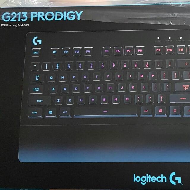 Bnib G213 Prodigy Logitech Gaming Keyboard Toys Games Video Gaming Gaming Accessories On Carousell