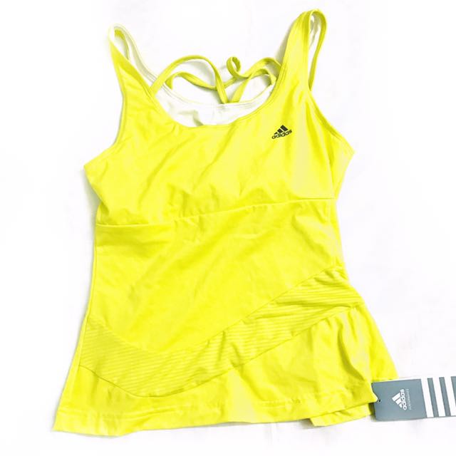 yellow gym top