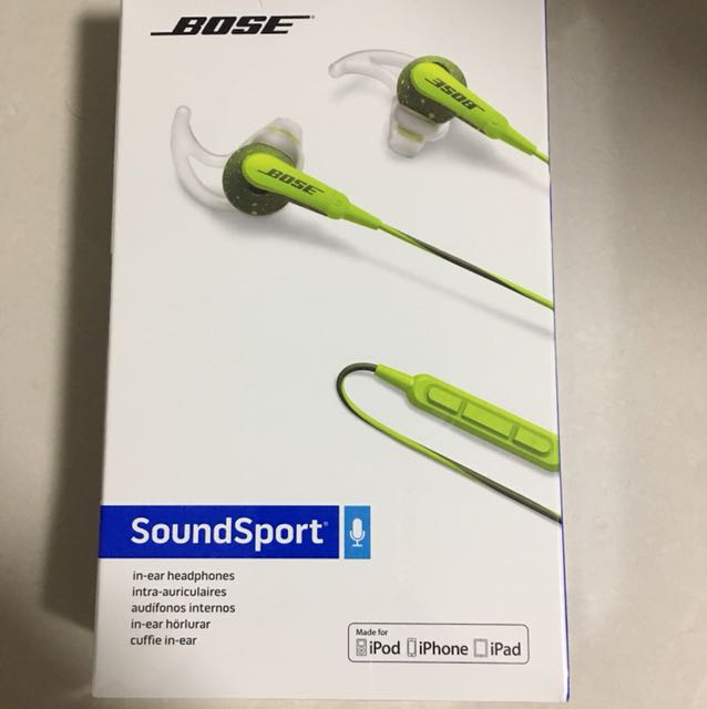 Bose soundsport wired in ear headphones ios Mobile Phones Gadgets Mobile Gadget Accessories Other Mobile Gadget Accessories on Carousell