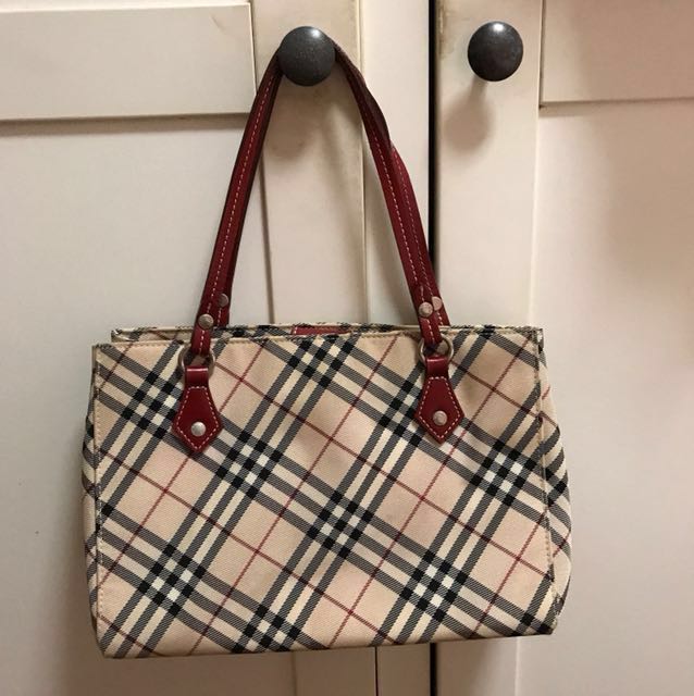 Burberry blue label bag, Luxury, Bags & Wallets on Carousell