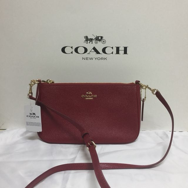 coach top handle pouch crossbody