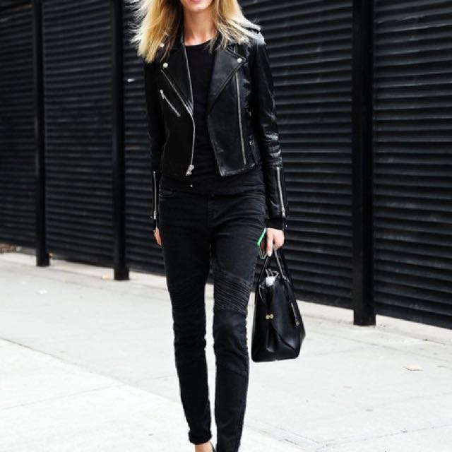 cotton on leather jacket