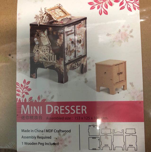 DIY mini dresser, Hobbies & Toys, Stationery & Craft, Craft Supplies