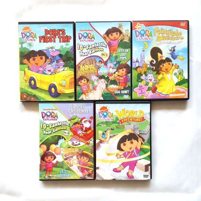 Dora dvds, Hobbies & Toys, Music & Media, CDs & DVDs on Carousell