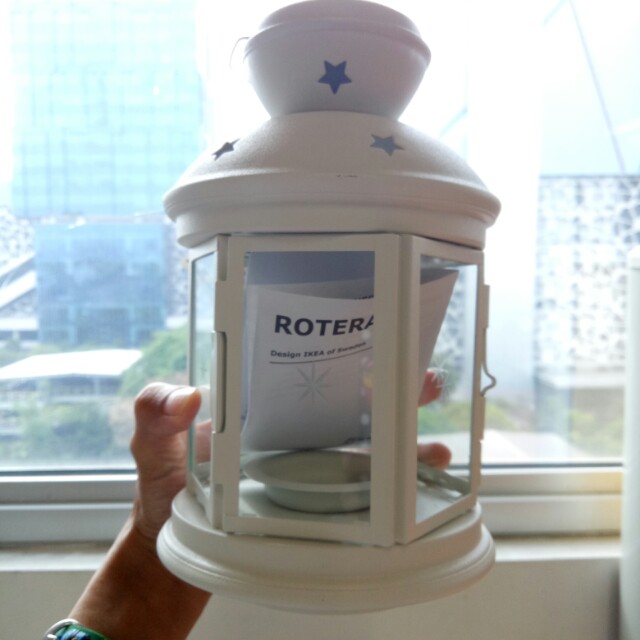 Ikea Rotera Lentera Untuk Lilin Perabotan Rumah Di Carousell