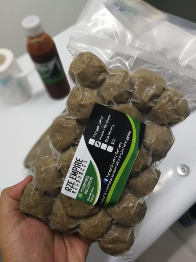 Keropok Lekor Original Terengganu + Lekor Cheese Ball + Sata Goreng