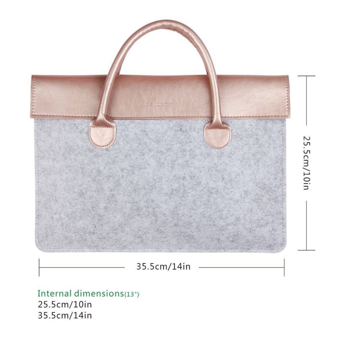 laptop bag rose gold