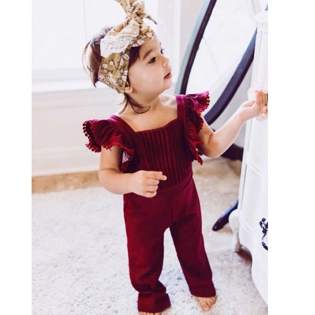 baby velvet jumpsuit