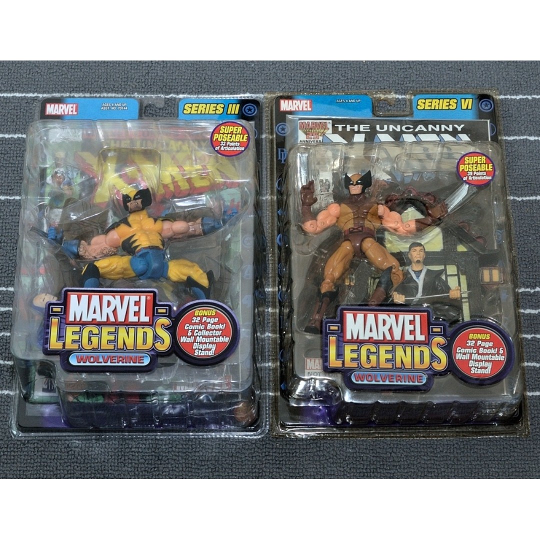 marvel legends wolverine toy biz