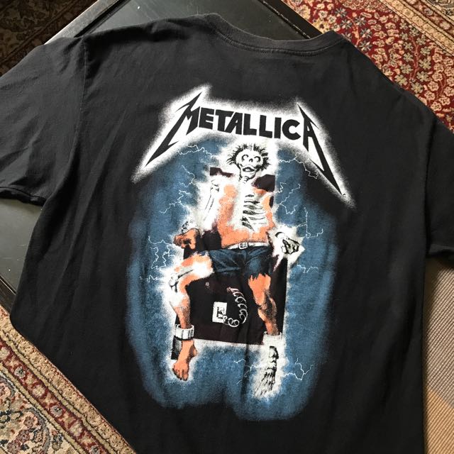 metallica vintage tee