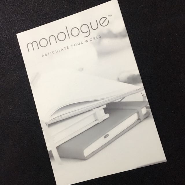 Original Monologue sheets from