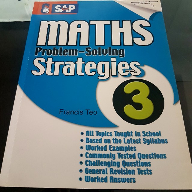 P3 Maths Assessment Problem Solving Strategies Sap 2011 Edition