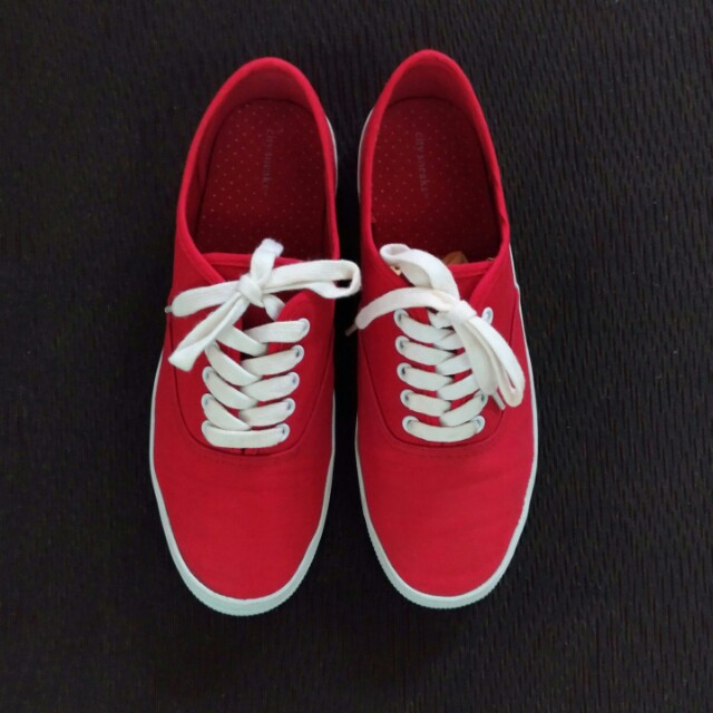 Payless Red Sneaker Shoes, Women's 