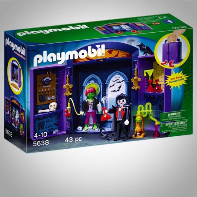 playmobil haunted house play box